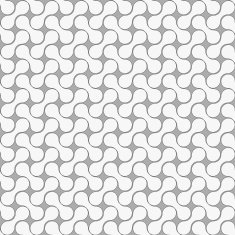 Gray ornament with rounded white shapes