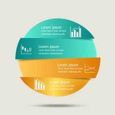 Vector circle banners infographic design N2