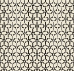 outline pattern of cubes N2