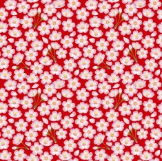 Background of cherry blossoms Seamless pattern
