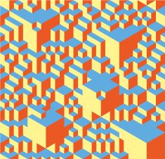 Geometric seamless pattern N165