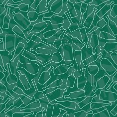 bottles seamless pattern background