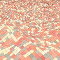 3d mosaic background Vector illustration