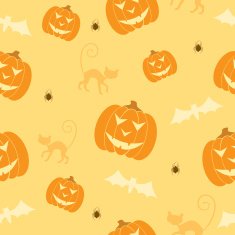 Halloween seamless background N6
