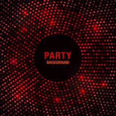 Abstract Circular Red Glow Background N2