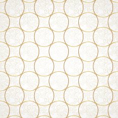 Vector seamless pattern with golden ornaments