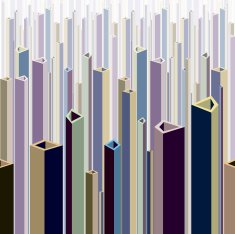 Urban theme abstract illustration