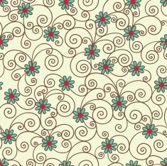 floral seamless pattern N398