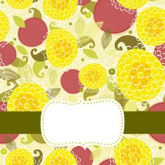 Frame with Yellow Flowers N2