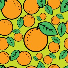 Seamless Orange Pattern N2