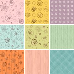 Floral seamless patterns N2