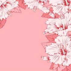 floral frame N89