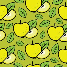 Seamless apple background N2