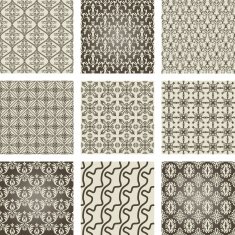 Set of 9 seamless patterns N4
