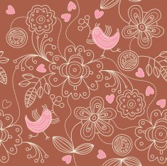 Floral Pattern N662