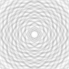 Abstract Mandala Background - Vector geometrical 3d shadows