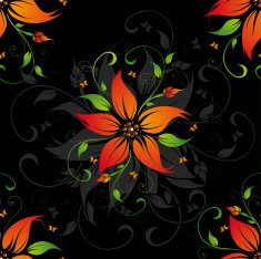 seamless pattern with flower N2
