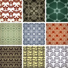 Set of 9 seamless patterns N5