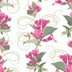 Pink Flowers N12
