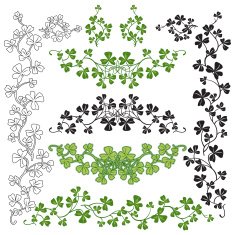 Clovers Design Elements