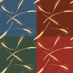 Seamless Wheat Tile