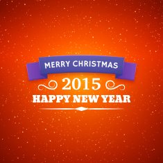 Christmas typography vector background