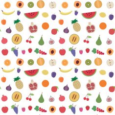 Fruit seamless pattern background