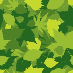 Seamless leaves background N4