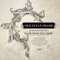 Vintage Frame Vector Illustration