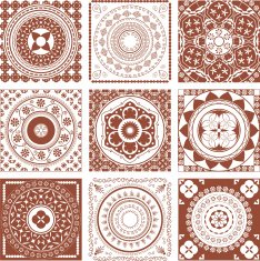 Mehndi Tiles (Vector)