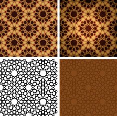 Islamic wooden tile