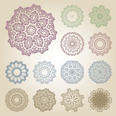 Set of arabic patterns