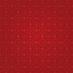 Eastern red fabric with ornament