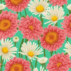 floral seamless pattern N418