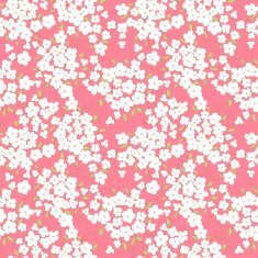 little flowers and leaves seamless pattern
