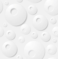Abstract grey paper circles background
