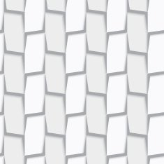 Geometrical ornament with white and light gray vertical lines ne