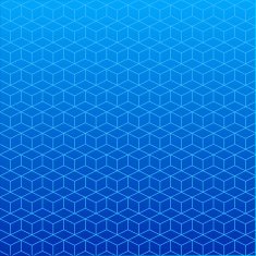 Hexagonal abstract lace blue background