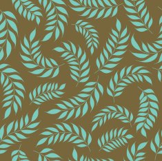 Seamless leaf pattern N61