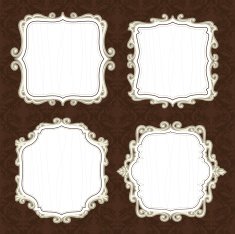 ornate set of banners
