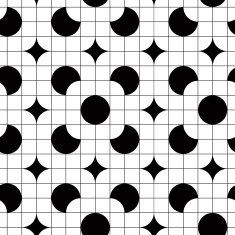 Retro tiles seamless pattern vector background