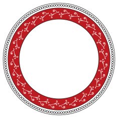 Round Accent Frame ( Vector )