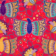 Seamless ornamental pattern Ethnic ornament background N2