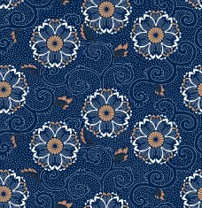 Seamless Cherry Blossom Floral Pattern Vector N2