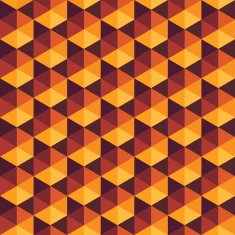 Seamless pattern Bright vector optical illusion