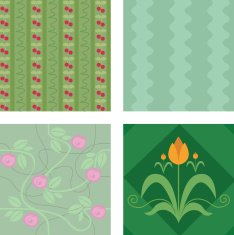 Seamless tiles - green