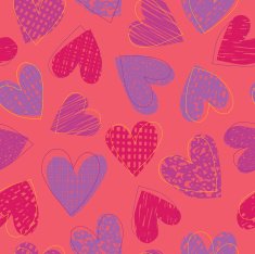 Seamless Heart Shape Pattern