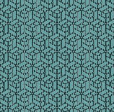 geometric blocks with outlines