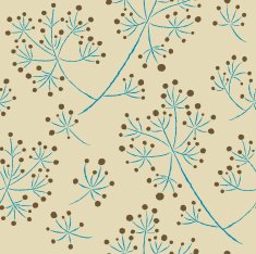 Seamless hand drawn floral pattern N8