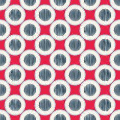 seamless circle dots scribble pattern N3